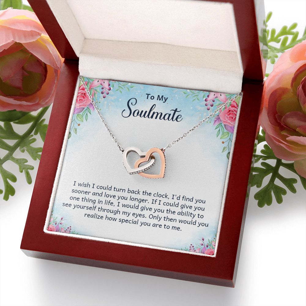 To My Soulmate I Wish I Could Turn Back Inseparable Necklace-Express Your Love Gifts