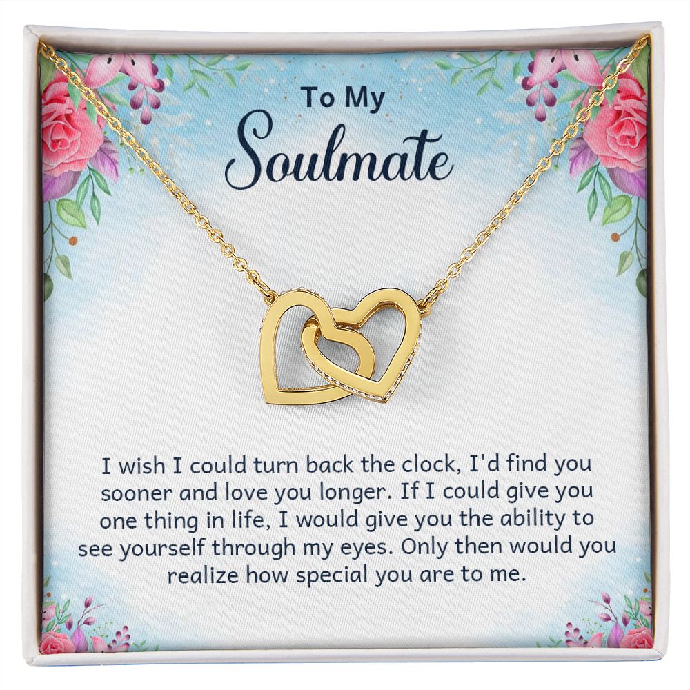 To My Soulmate I Wish I Could Turn Back Inseparable Necklace-Express Your Love Gifts