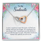 To My Soulmate I Wish I Could Turn Back Inseparable Necklace-Express Your Love Gifts