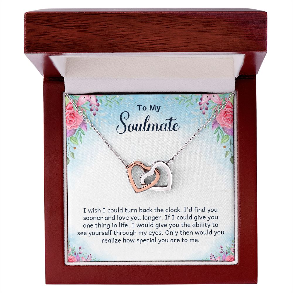 To My Soulmate I Wish I Could Turn Back Inseparable Necklace-Express Your Love Gifts