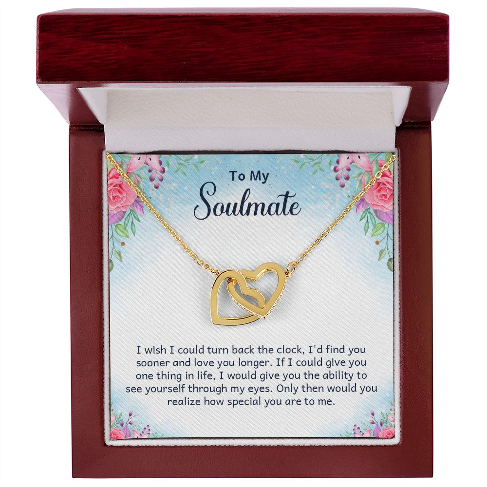 To My Soulmate I Wish I Could Turn Back Inseparable Necklace-Express Your Love Gifts