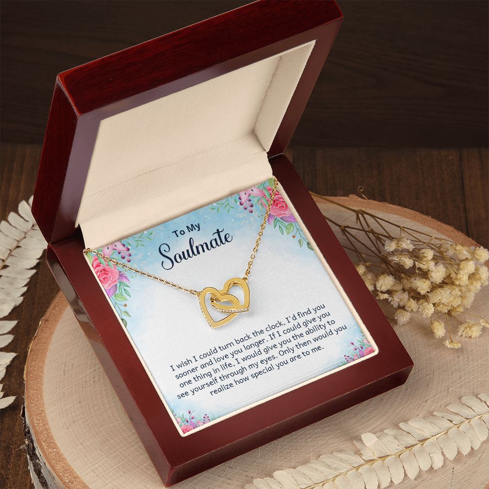 To My Soulmate I Wish I Could Turn Back Inseparable Necklace-Express Your Love Gifts