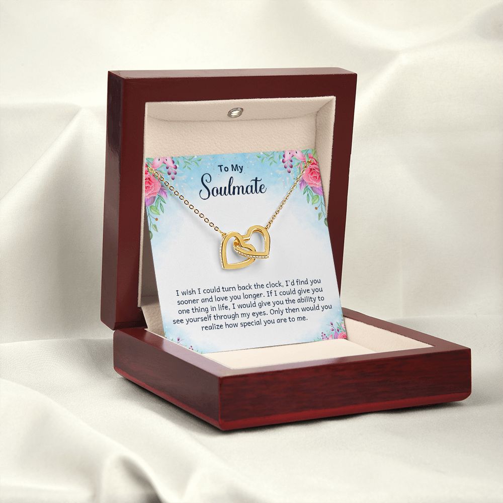 To My Soulmate I Wish I Could Turn Back Inseparable Necklace-Express Your Love Gifts