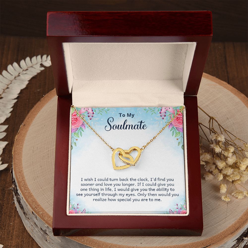 To My Soulmate I Wish I Could Turn Back Inseparable Necklace-Express Your Love Gifts