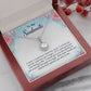 To My Soulmate I Wish I Could Turn Back The Clock Eternal Hope Necklace Message Card-Express Your Love Gifts