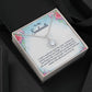 To My Soulmate I Wish I Could Turn Back The Clock Eternal Hope Necklace Message Card-Express Your Love Gifts