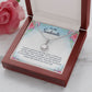 To My Soulmate I Wish I Could Turn Back The Clock Eternal Hope Necklace Message Card-Express Your Love Gifts