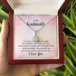 To My Soulmate Life May Not Always be Sweet Eternal Hope Necklace Message Card-Express Your Love Gifts