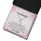 To My Soulmate Life May Not Always be Sweet Eternal Hope Necklace Message Card-Express Your Love Gifts