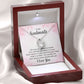 To My Soulmate Life May Not Always be Sweet Forever Necklace w Message Card-Express Your Love Gifts