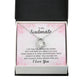 To My Soulmate Life May Not Always be Sweet Forever Necklace w Message Card-Express Your Love Gifts