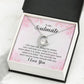 To My Soulmate Life May Not Always be Sweet Forever Necklace w Message Card-Express Your Love Gifts
