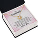 To My Soulmate Life May Not Always be Sweet Infinity Knot Necklace Message Card-Express Your Love Gifts