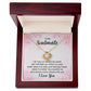 To My Soulmate Life May Not Always be Sweet Infinity Knot Necklace Message Card-Express Your Love Gifts