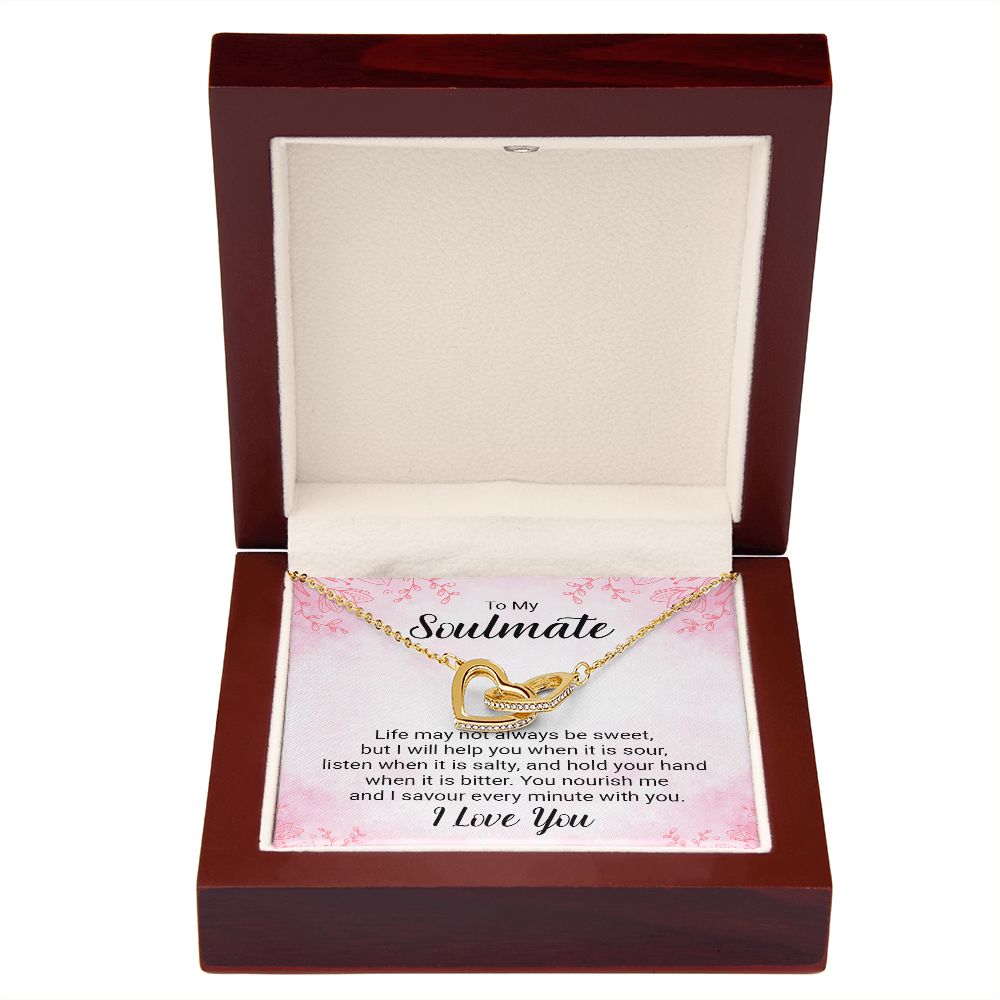 To My Soulmate Life May Not Always be Sweet Inseparable Necklace-Express Your Love Gifts