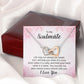 To My Soulmate Life May Not Always be Sweet Inseparable Necklace-Express Your Love Gifts
