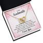 To My Soulmate Life May Not Always be Sweet Inseparable Necklace-Express Your Love Gifts