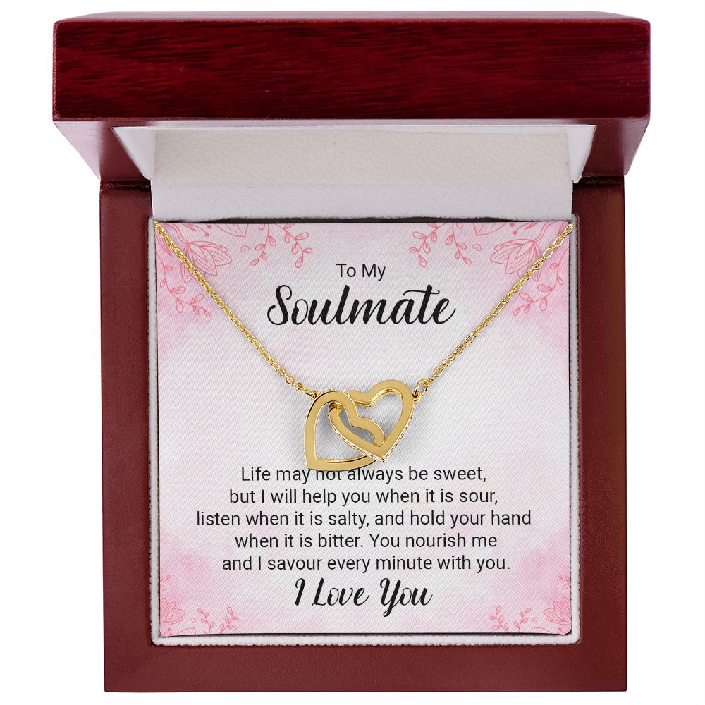 To My Soulmate Life May Not Always be Sweet Inseparable Necklace-Express Your Love Gifts