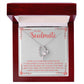 To My Soulmate Loving You Has Become a Must Forever Necklace w Message Card-Express Your Love Gifts