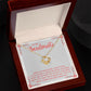To My Soulmate Loving You Has Become a Must Infinity Knot Necklace Message Card-Express Your Love Gifts