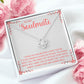 To My Soulmate Loving You Has Become a Must Infinity Knot Necklace Message Card-Express Your Love Gifts