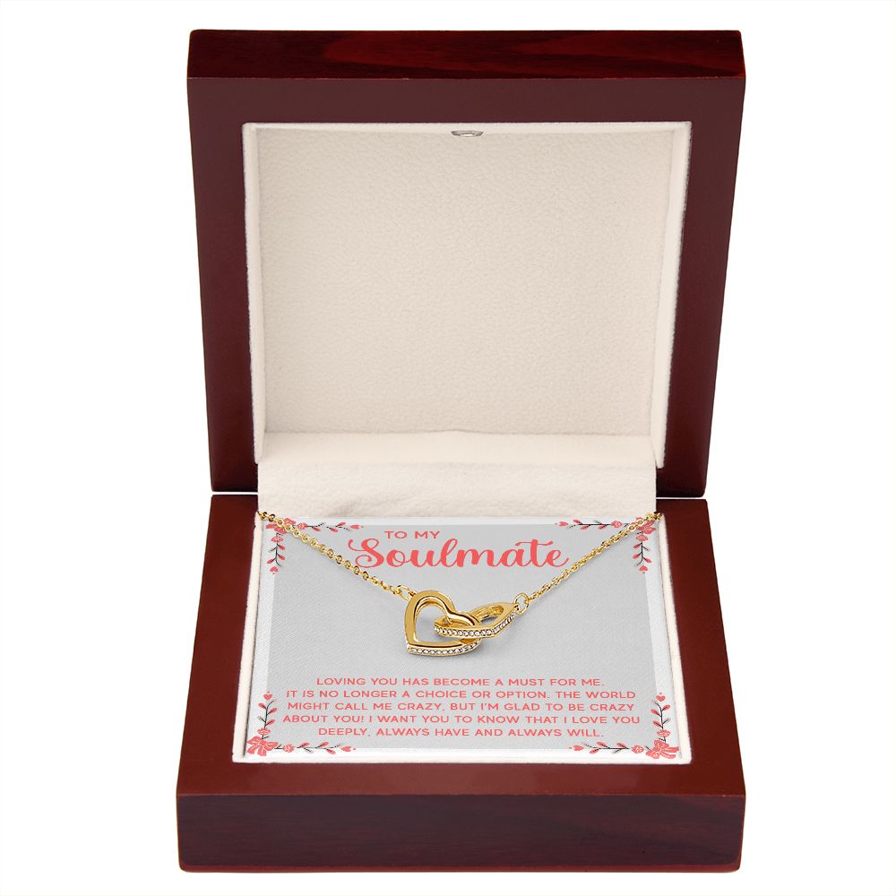 To My Soulmate Loving You Has Become a Must Inseparable Necklace-Express Your Love Gifts