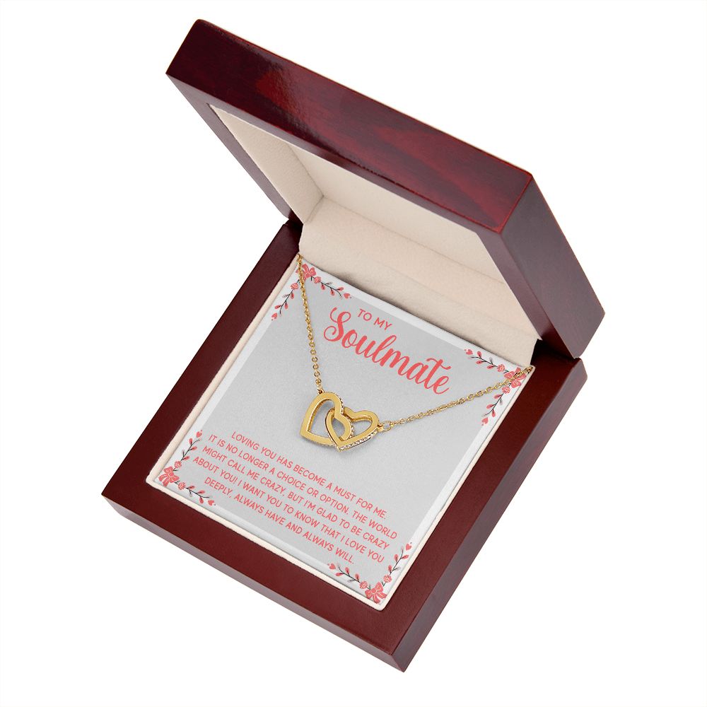 To My Soulmate Loving You Has Become a Must Inseparable Necklace-Express Your Love Gifts