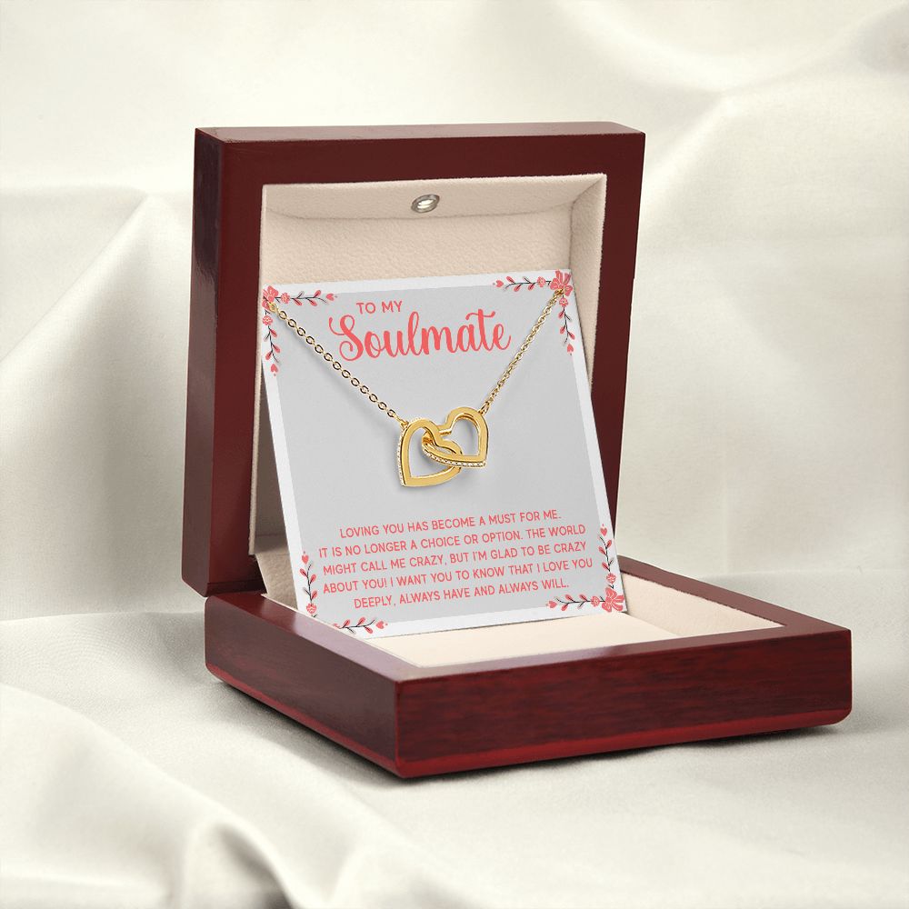 To My Soulmate Loving You Has Become a Must Inseparable Necklace-Express Your Love Gifts