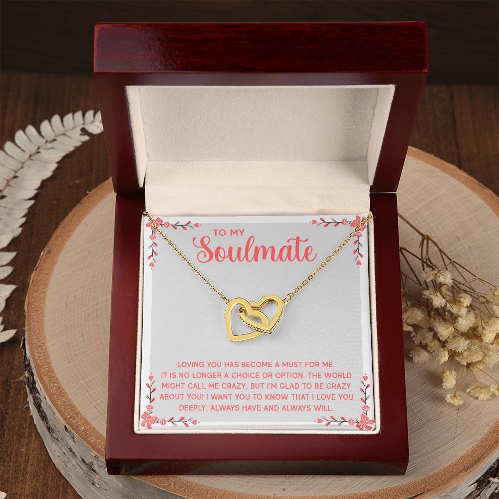 To My Soulmate Loving You Has Become a Must Inseparable Necklace-Express Your Love Gifts