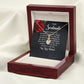 To My Soulmate The More Years Go By Alluring Ribbon Necklace Message Card-Express Your Love Gifts