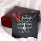 To My Soulmate The More Years Go By Alluring Ribbon Necklace Message Card-Express Your Love Gifts