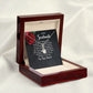 To My Soulmate The More Years Go By Alluring Ribbon Necklace Message Card-Express Your Love Gifts