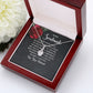 To My Soulmate The More Years Go By Alluring Ribbon Necklace Message Card-Express Your Love Gifts