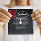 To My Soulmate The More Years Go By Alluring Ribbon Necklace Message Card-Express Your Love Gifts