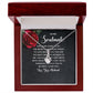 To My Soulmate The More Years Go By Alluring Ribbon Necklace Message Card-Express Your Love Gifts