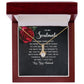 To My Soulmate The More Years Go By Alluring Ribbon Necklace Message Card-Express Your Love Gifts