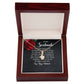 To My Soulmate The More Years Go By Alluring Ribbon Necklace Message Card-Express Your Love Gifts