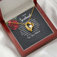 To My Soulmate The More Years Go By Forever Necklace w Message Card-Express Your Love Gifts