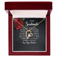 To My Soulmate The More Years Go By Forever Necklace w Message Card-Express Your Love Gifts