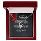 To My Soulmate The More Years Go By Forever Necklace w Message Card-Express Your Love Gifts