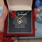 To My Soulmate The More Years Go By Forever Necklace w Message Card-Express Your Love Gifts