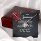 To My Soulmate The More Years Go By Infinity Knot Necklace Message Card-Express Your Love Gifts