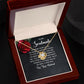 To My Soulmate The More Years Go By Infinity Knot Necklace Message Card-Express Your Love Gifts