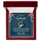 To My Soulmate Thinking of You Keeps Me Awake Forever Necklace w Message Card-Express Your Love Gifts