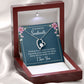 To My Soulmate Thinking of You Keeps Me Awake Forever Necklace w Message Card-Express Your Love Gifts
