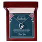 To My Soulmate Thinking of You Keeps Me Awake Forever Necklace w Message Card-Express Your Love Gifts