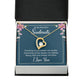 To My Soulmate Thinking of You Keeps Me Awake Forever Necklace w Message Card-Express Your Love Gifts