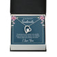 To My Soulmate Thinking of You Keeps Me Awake Forever Necklace w Message Card-Express Your Love Gifts
