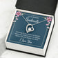 To My Soulmate Thinking of You Keeps Me Awake Forever Necklace w Message Card-Express Your Love Gifts