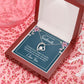 To My Soulmate Thinking of You Keeps Me Awake Forever Necklace w Message Card-Express Your Love Gifts